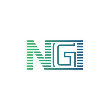 Modern NGI Logo Tasarımı. NGI 'nin Minimalist, Profesyonel ve İşletme Kimliği İçin Çok Yönlü Markalaşma Simgesi