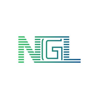 Modern NGL Logo Tasarımı. NGL 'nin Minimalist, Profesyonel ve Çok Yönlü İşletme Kimliği Simgesi