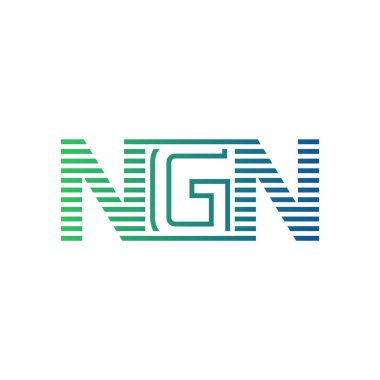 Modern NGN Logo Tasarımı. NGN 'nin Minimalist, Profesyonel ve Çok Yönlü İşletme Kimliği Simgesi