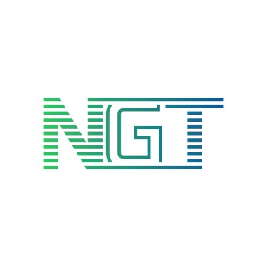 Modern NGT Logo Tasarımı. İş Kimliği için NGT Minimalist, Profesyonel ve Çok Yönlü Markalaştırma Simgesi