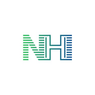 Modern NHI Logo Tasarımı. İşletme Kimliği İçin NHI Minimalist, Profesyonel ve Çok Yönlü Markalaştırma Simgesi
