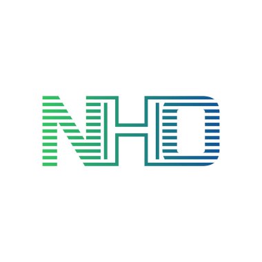 Modern NHO Logo Tasarımı. İş Kimliği İçin NHO Minimalist, Profesyonel ve Çok Yönlü Markalaştırma Simgesi