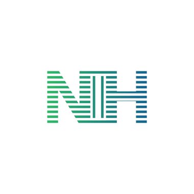 Modern NIH Logo Tasarımı. NIH Minimalist, Profesyonel ve İşletme Kimliği İçin Çok Yönlü Markalaştırma Simgesi