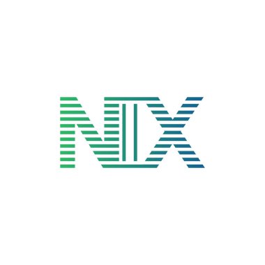 Modern NIX Logo Tasarımı. NIX Minimalist, Profesyonel ve İş Kimliği için Çok Yönlü Markalaştırma Simgesi