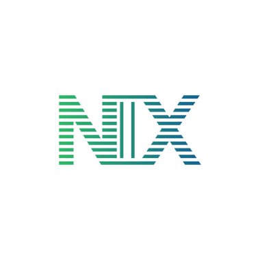 Modern NIX Logo Design. Letter NIX Minimalist, Professional, and Versatile Branding Icon for Business Identity clipart