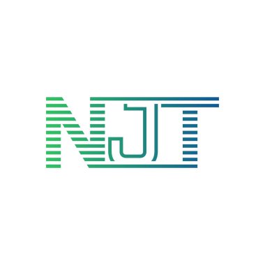 Modern NJT Logo Tasarımı. İş Kimliği için NJT Minimalist, Profesyonel ve Çok Yönlü Markalaştırma Simgesi