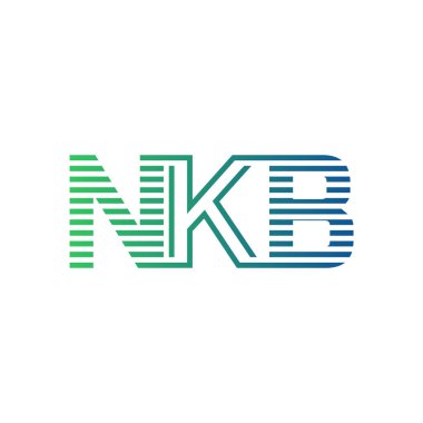 Modern NKB Logo Tasarımı. NKB 'nin Minimalist, Profesyonel ve Çok Yönlü İşletme Kimliği Simgesi