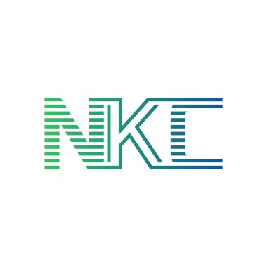 Modern NKC Logo Tasarımı. İş Kimliği için NKC Minimalist, Profesyonel ve Çok Yönlü Markalaştırma Simgesi