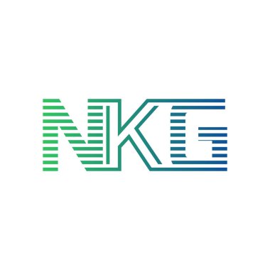 Modern NKG Logo Tasarımı. İşletme Kimliği İçin NKG Minimalist, Profesyonel ve Çok Yönlü Markalaştırma Simgesi
