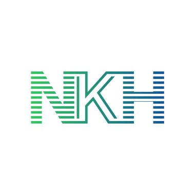 Modern NKH Logo Tasarımı. İş Kimliği için NKH Minimalist, Profesyonel ve Çok Yönlü Markalaştırma Simgesi