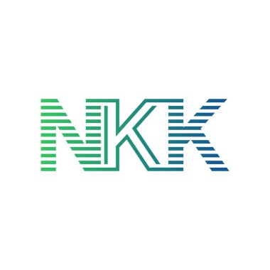 Modern NKK Logo Tasarımı. İş Kimliği için NKK Minimalist, Profesyonel ve Çok Yönlü Markalaştırma Simgesi