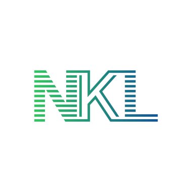 Modern NKL Logo Tasarımı. İş Kimliği için NKL Minimalist, Profesyonel ve Çok Yönlü Markalaştırma Simgesi