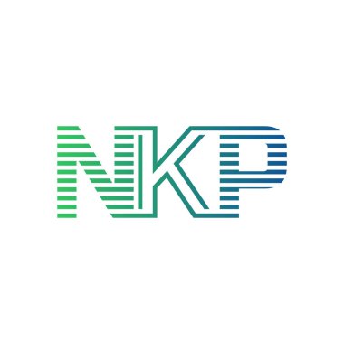 Modern NKP Logo Tasarımı. NKP 'nin Minimalist, Profesyonel ve Çok Yönlü İşletme Kimliği Simgesi
