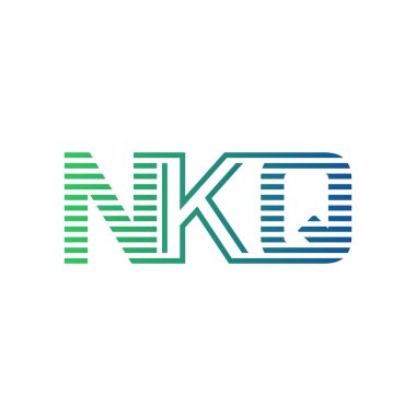 Modern NKQ Logo Tasarımı. İş Kimliği için NKQ Minimalist, Profesyonel ve Çok Yönlü Markalaştırma Simgesi
