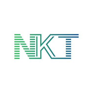 Modern NKT Logo Tasarımı. İş Kimliği için NKT Minimalist, Profesyonel ve Çok Yönlü Markalaştırma Simgesi
