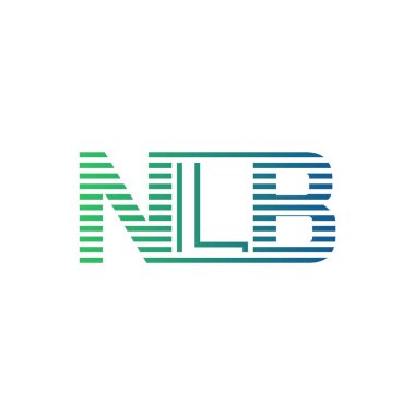 Modern NLB Logo Tasarımı. İş Kimliği için NLB Minimalist, Profesyonel ve Çok Yönlü Markalaştırma Simgesi
