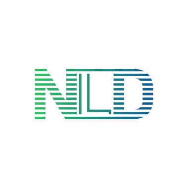 Modern NLD Logo Tasarımı. İş Kimliği için NLD Minimalist, Profesyonel ve Çok Yönlü Markalaştırma Simgesi