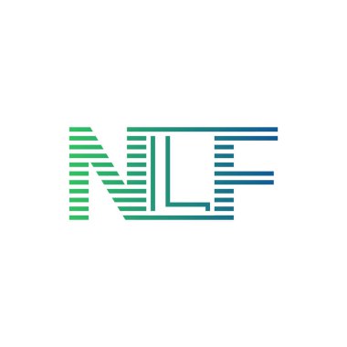 Modern NLF Logo Tasarımı. İş Kimliği için NLF Minimalist, Profesyonel ve Çok Yönlü Markalaştırma Simgesi