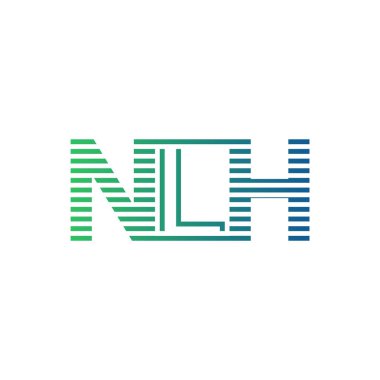 Modern NLH Logo Tasarımı. İş Kimliği için NLH Minimalist, Profesyonel ve Çok Yönlü Markalaştırma Simgesi