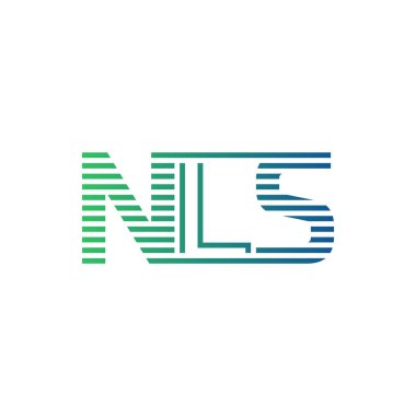 Modern NLS Logo Tasarımı. Harf NLS İş Kimliği Minimalist, Profesyonel ve Çok Yönlü Markalaştırma Simgesi