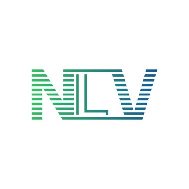 Modern NLV Logo Tasarımı. Harf NLV İş Kimliği Minimalist, Profesyonel ve Çok Yönlü Markalaştırma Simgesi