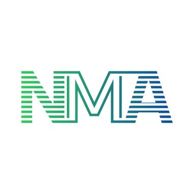 Modern NMA Logo Tasarımı. İş Kimliği için NMA Minimalist, Profesyonel ve Çok Yönlü Markalaştırma Simgesi
