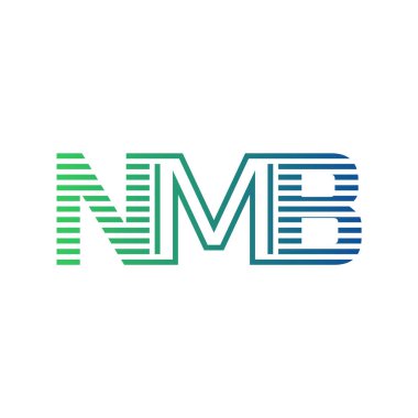 Modern NMB Logo Tasarımı. NMB 'nin Minimalist, Profesyonel ve Çok Yönlü İşletme Kimliği Simgesi