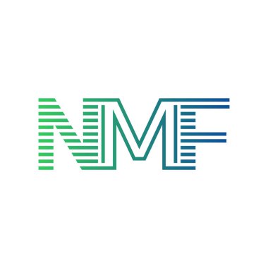 Modern NMF Logo Tasarımı. İş Kimliği için NMF Minimalist, Profesyonel ve Çok Yönlü Markalaştırma Simgesi