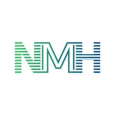 Modern NMH Logo Tasarımı. İş Kimliği için NMH Minimalist, Profesyonel ve Çok Yönlü Markalaştırma Simgesi