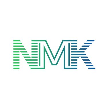 Modern NMK Logo Tasarımı. NMK Minimalist, Profesyonel ve İşletme Kimliği İçin Çok Yönlü Markalaştırma Simgesi