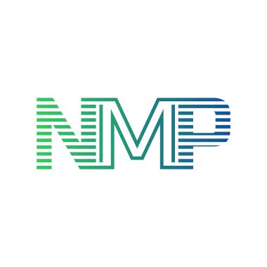 Modern NMP Logo Tasarımı. Harf NMP İşletme Kimliği Minimalist, Profesyonel ve Çok Yönlü Markalaştırma Simgesi