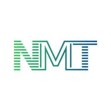 Modern NMT Logo Tasarımı. İş Kimliği için NMT Minimalist, Profesyonel ve Çok Yönlü Markalaştırma Simgesi