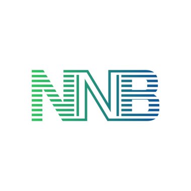 Modern NNB Logo Tasarımı. Harf NNNB İş Kimliği Minimalist, Profesyonel ve Çok Yönlü Markalaştırma Simgesi