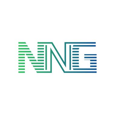Modern NNG Logo Tasarımı. İşletme Kimliği İçin NNG Minimalist, Profesyonel ve Çok Yönlü Markalaştırma Simgesi