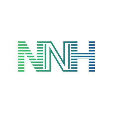 Modern NNH Logo Tasarımı. Ticari Kimlik İçin NNH Minimalist, Profesyonel ve Çok Yönlü Markalaştırma Simgesi