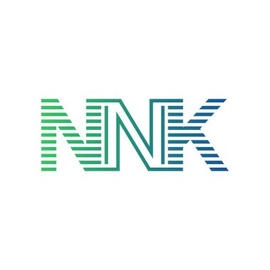 Modern NNK Logo Tasarımı. NNK Harfi Minimalist, Profesyonel ve İşletme Kimliği İçin Çok Yönlü Markalaşma Simgesi