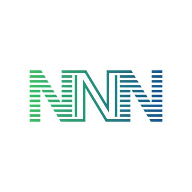 Modern NNN Logo Tasarımı. Harf NNNN Minimalist, Profesyonel ve İş Kimliği için Çok Yönlü Markalaştırma Simgesi