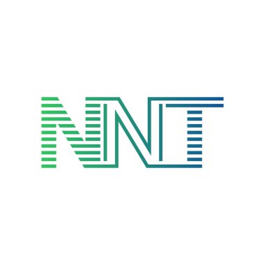 Modern NNT Logo Tasarımı. Harf NNNT İş Kimliği Minimalist, Profesyonel ve Çok Yönlü Markalaştırma Simgesi