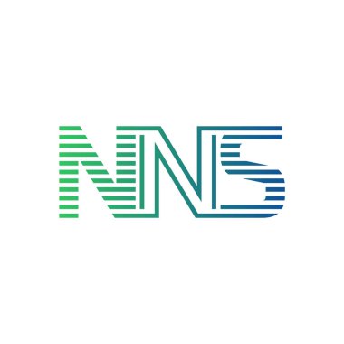 Modern NNS Logo Tasarımı. İş Kimliği için NNS Mektubu Minimalist, Profesyonel ve Çok Yönlü Markalaşma Simgesi