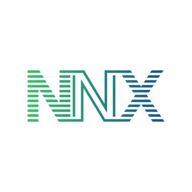 Modern NNX Logo Tasarımı. Harf NNNX İşletme Kimliği Minimalist, Profesyonel ve Çok Yönlü Markalaşma Simgesi
