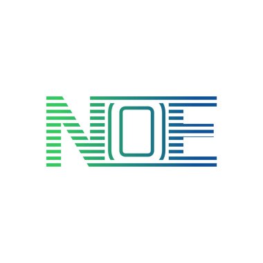 Modern NOE Logo Tasarımı. Not: İş Kimliği Minimalist, Profesyonel ve Çok Yönlü Markalaştırma Simgesi