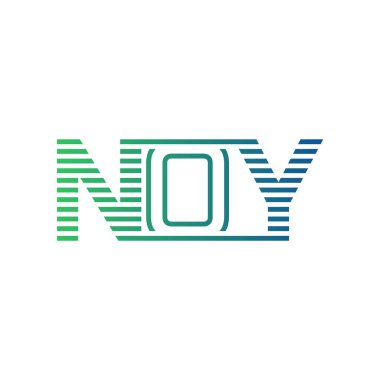 Modern NOY Logo Tasarımı. NOY Minimalist, Profesyonel ve İş Kimliği için Çok Yönlü Markalaştırma Simgesi