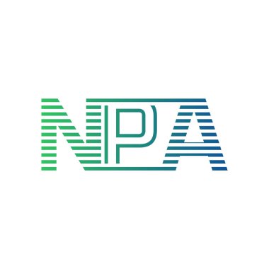 Modern NPA Logo Tasarımı. Harf NPA Minimalist, Profesyonel ve İş Kimliği için Çok Yönlü Markalaştırma Simgesi