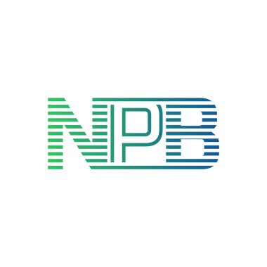 Modern NPB Logo Tasarımı. NPB Minimalist, Profesyonel ve İşletme Kimliği İçin Çok Yönlü Markalaştırma Simgesi