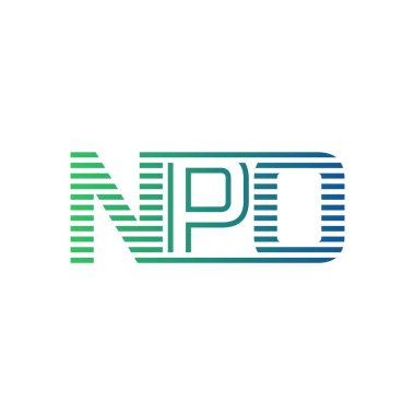 Modern NPO Logo Tasarımı. Harf NPO Minimalist, Profesyonel ve İşletme Kimliği için Çok Yönlü Markalaştırma Simgesi