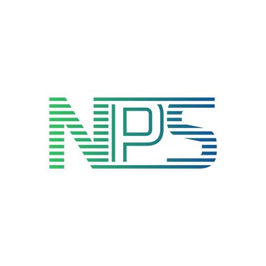 Modern NPS Logo Tasarımı. Harf NPS Minimalist, Profesyonel ve İş Kimliği için Çok Yönlü Markalaştırma Simgesi
