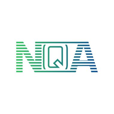 Modern NQA Logo Tasarımı. Harf NQA İş Kimliği Minimalist, Profesyonel ve Çok Yönlü Markalaştırma Simgesi