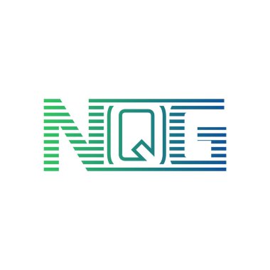 Modern NQG Logo Tasarımı. İşletme Kimliği İçin NQG Minimalist, Profesyonel ve Çok Yönlü Markalaştırma Simgesi