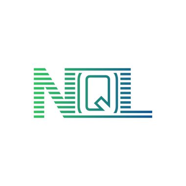 Modern NQL Logo Tasarımı. Harf NQL İşletme Kimliği Minimalist, Profesyonel ve Çok Yönlü Markalaştırma Simgesi
