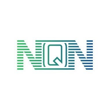 Modern NQN Logo Tasarımı. İş Kimliği için NQN Minimalist, Profesyonel ve Çok Yönlü Markalaştırma Simgesi